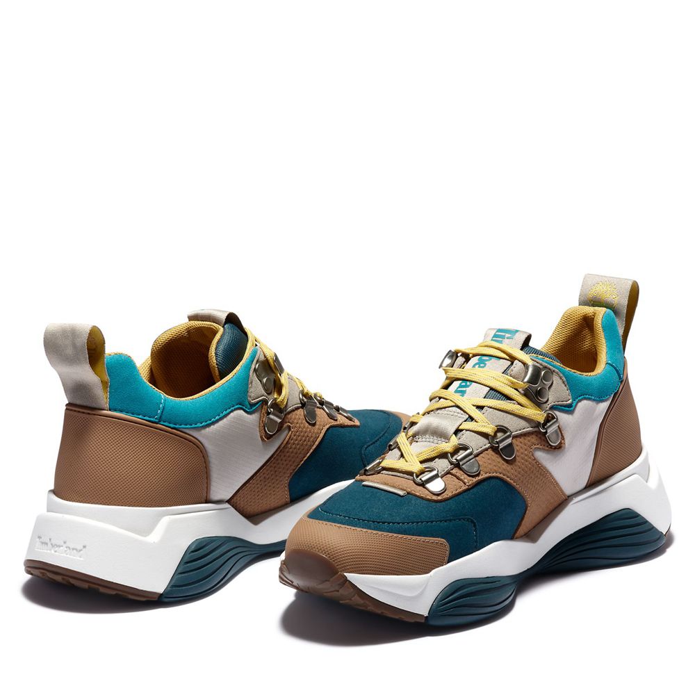 Timberland Αθλητικα Παπουτσια Γυναικεια Μπλε/Καφε - Emerald Bay Mixed-Media - Greece 4270391-XH